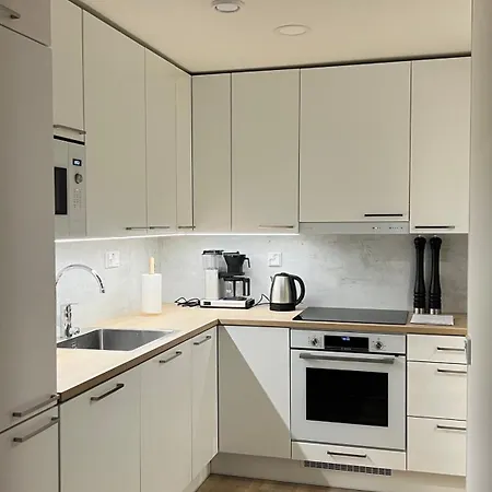 Casa Emerald, Laadukas Kaksio Saunalla, Sisaekautta Ostoskeskukseen, Wifi, 280 Metriae Juna Ja Bussiasemalle Διαμέρισμα *